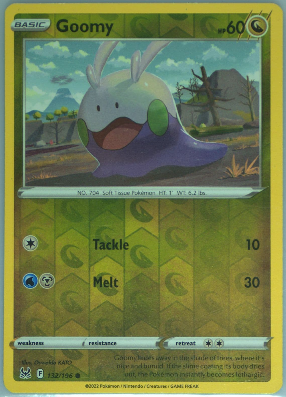 Goomy-Reverse Foil (132) 2022 Pokemon Sword & Shield Lost Origin