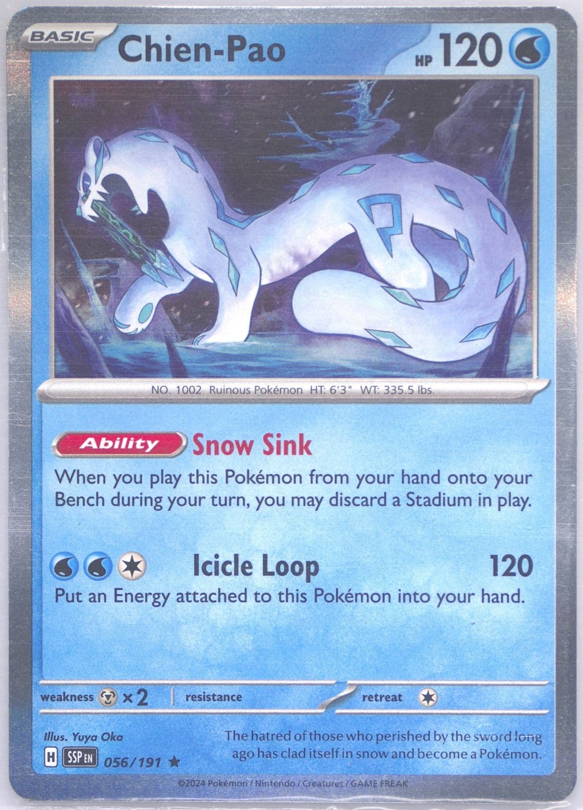 Chien-Pao (056) 2024 Pokemon Ssp EN-Surging Sparks