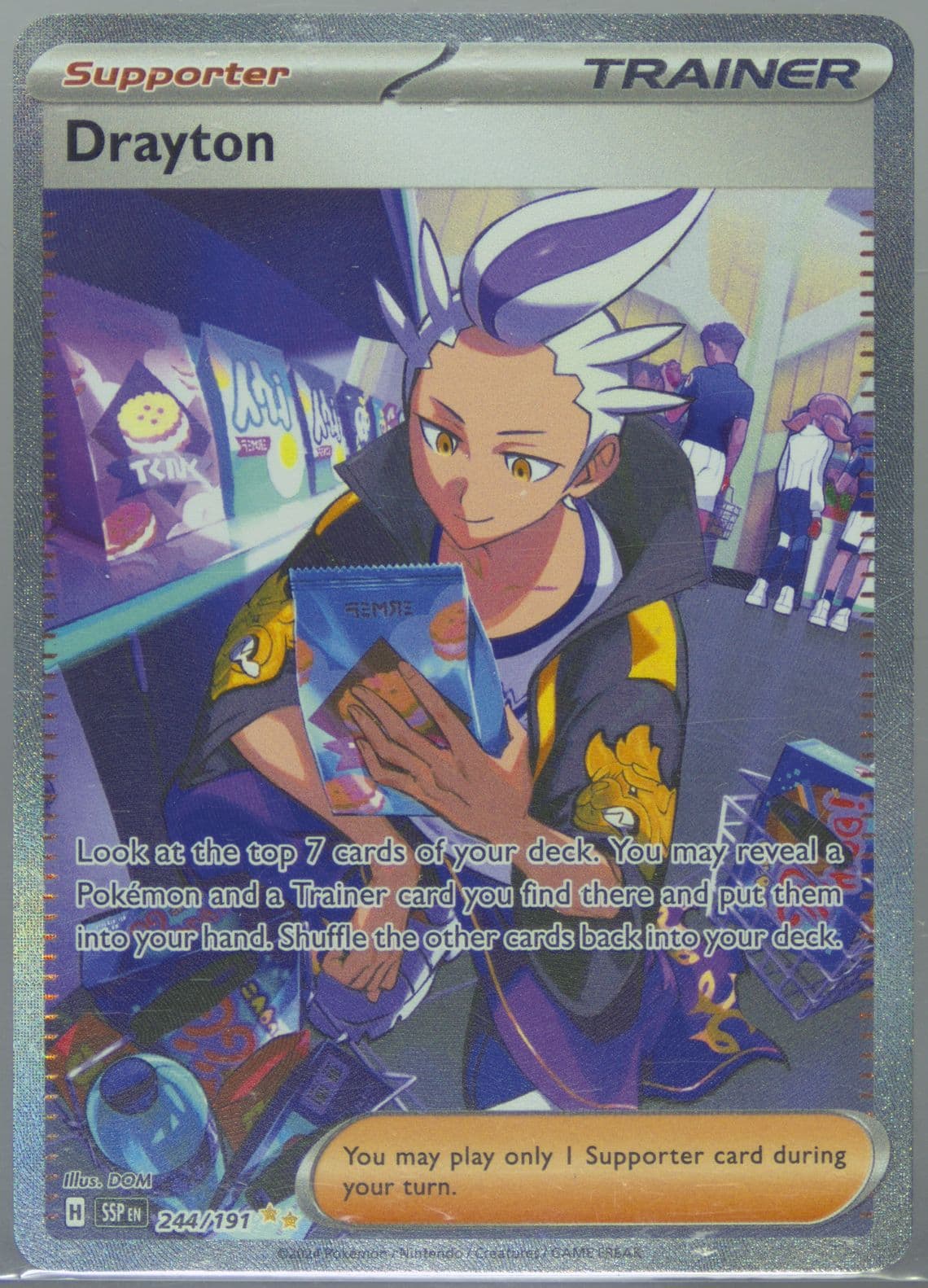 Drayton Special Illustration Rare (244) 2024 Pokemon Ssp EN-Surging Sparks