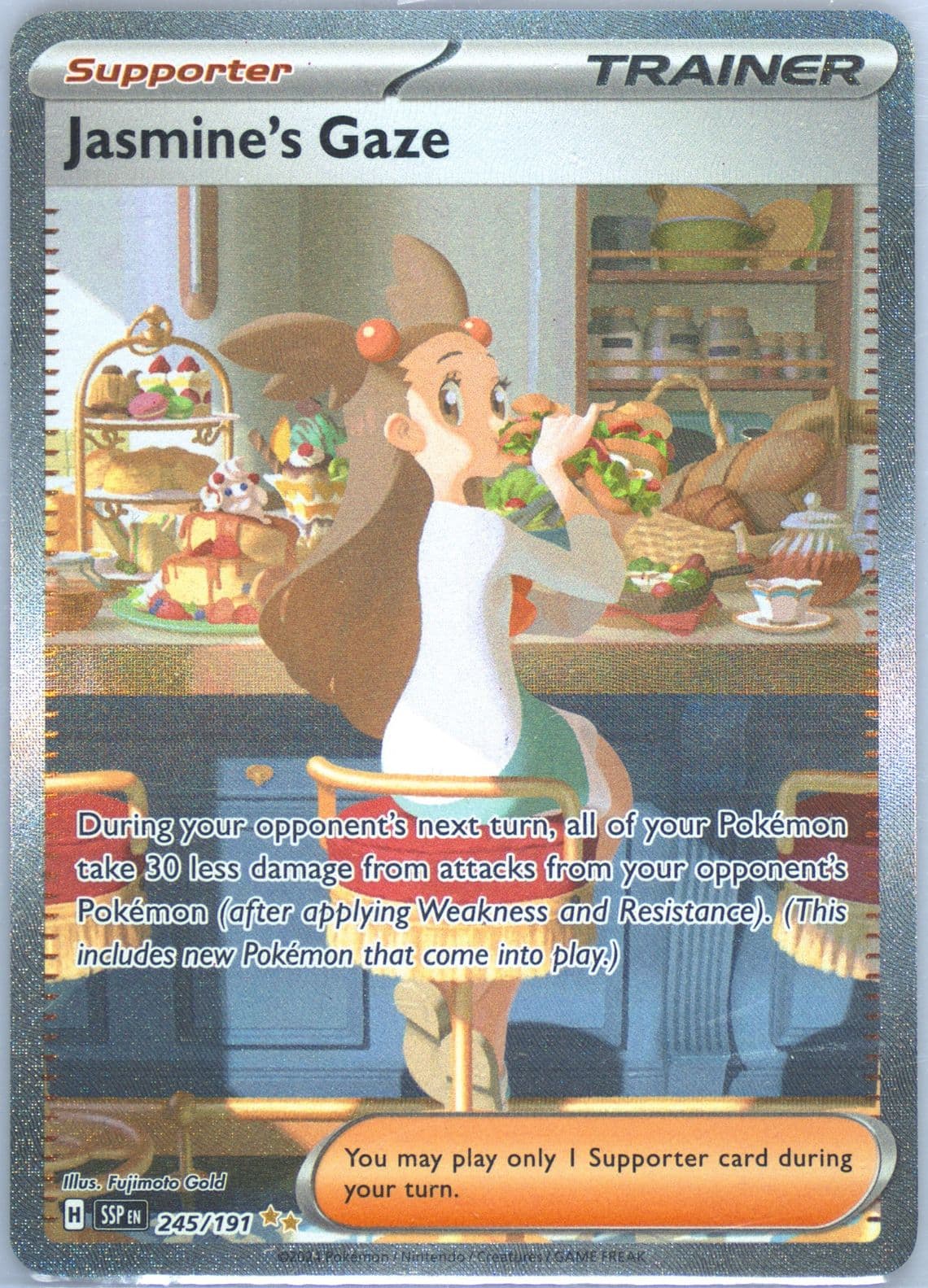 Jasmine's Gaze Special Illustration Rare (245) 2024 Pokemon Ssp EN-Surging Sparks