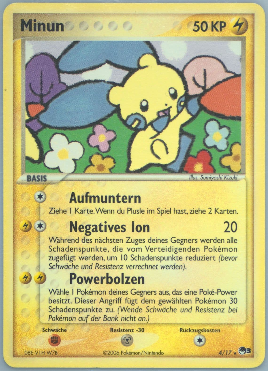 Minun German (4) 2006 Pokemon Pop Series 3