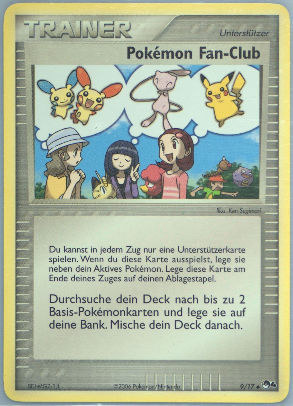 Pokemon Fan-Club German (9) 2006 Pokemon Pop Series 4