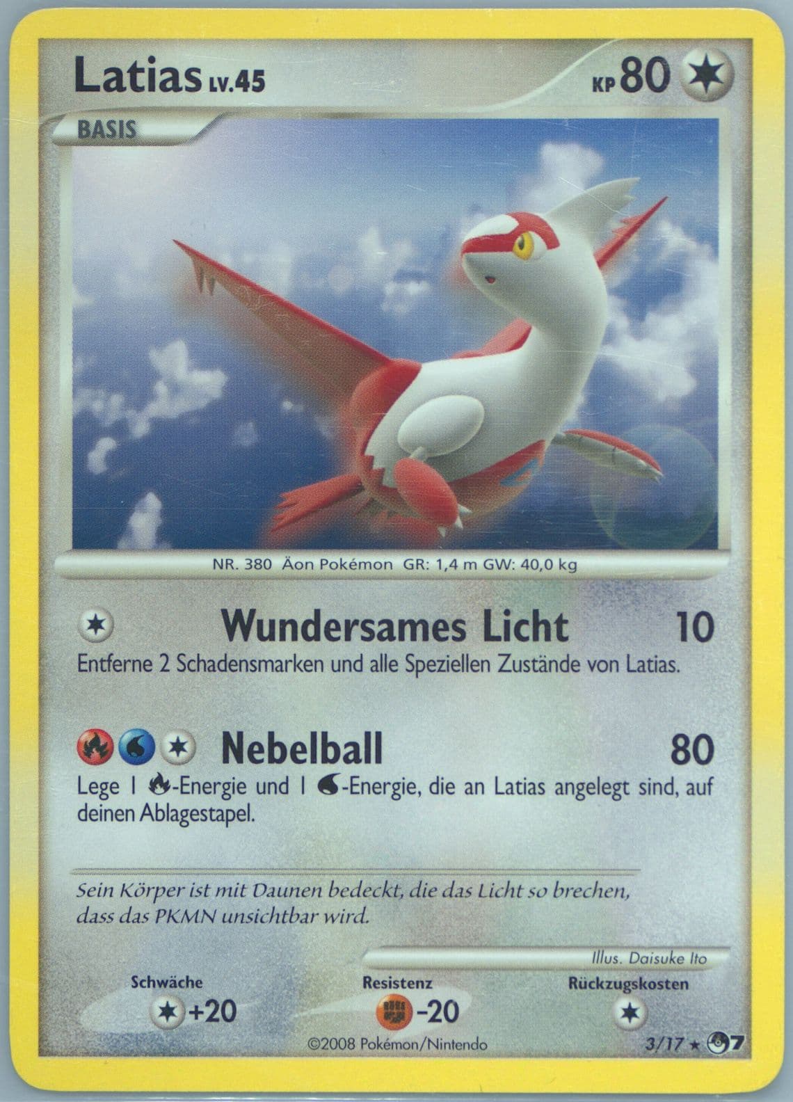 Latias German (3) 2008 Pokemon Pop Series 7