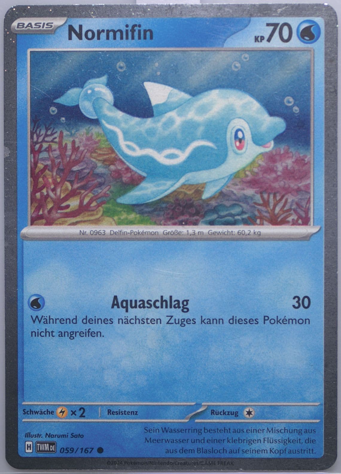Finizen Palafin EX Box (059) 2024 Pokemon German Twm de-Twilight Masquerade