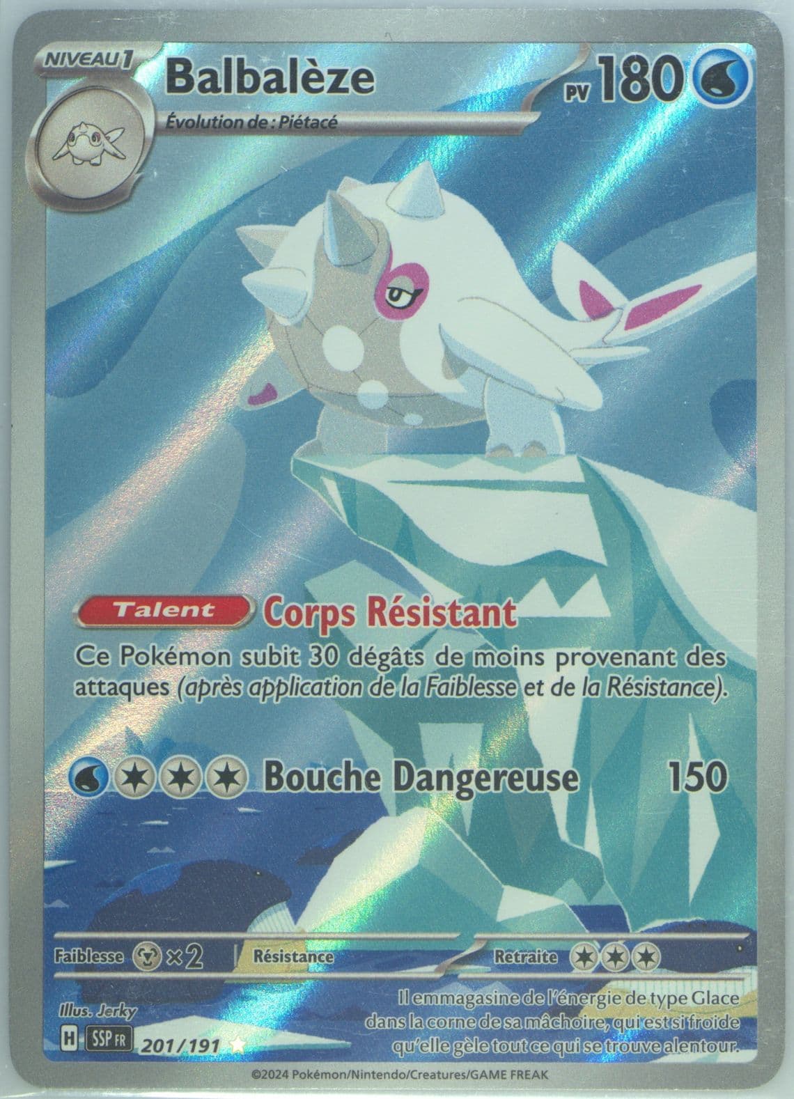 Cetitan Illustration Rare (201) 2024 Pokemon French Ssp FR-Surging Sparks