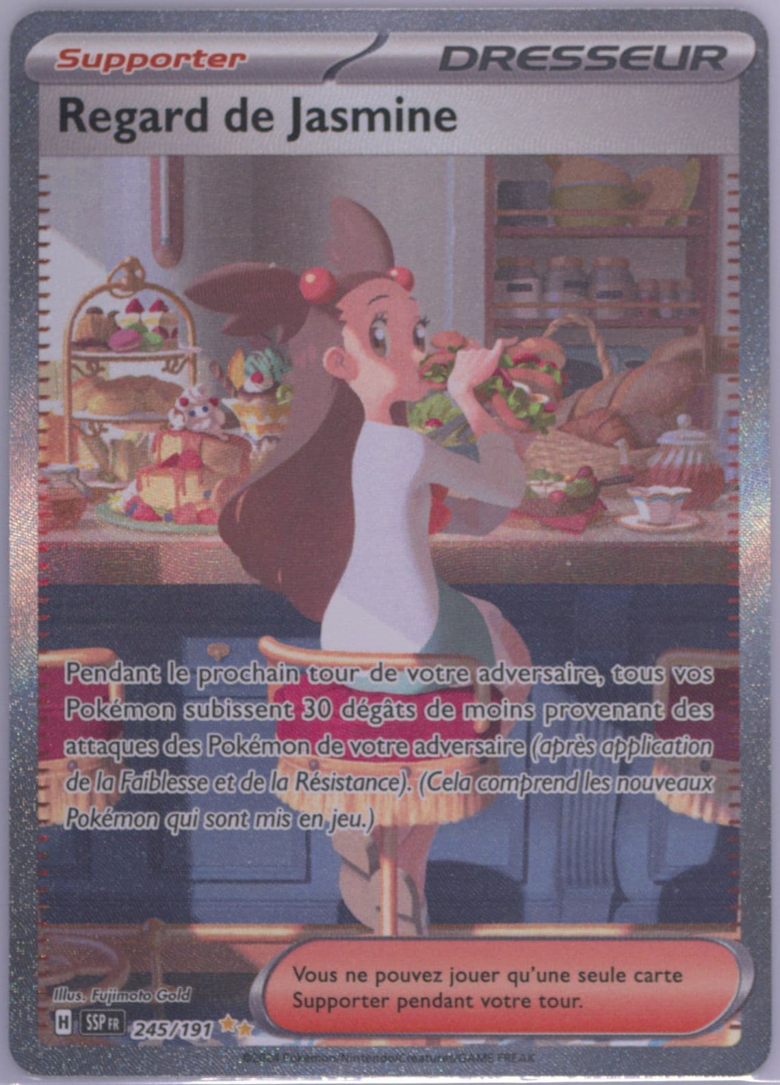 Jasmine's Gaze Special Illustration Rare (245) 2024 Pokemon French Ssp FR-Surging Sparks