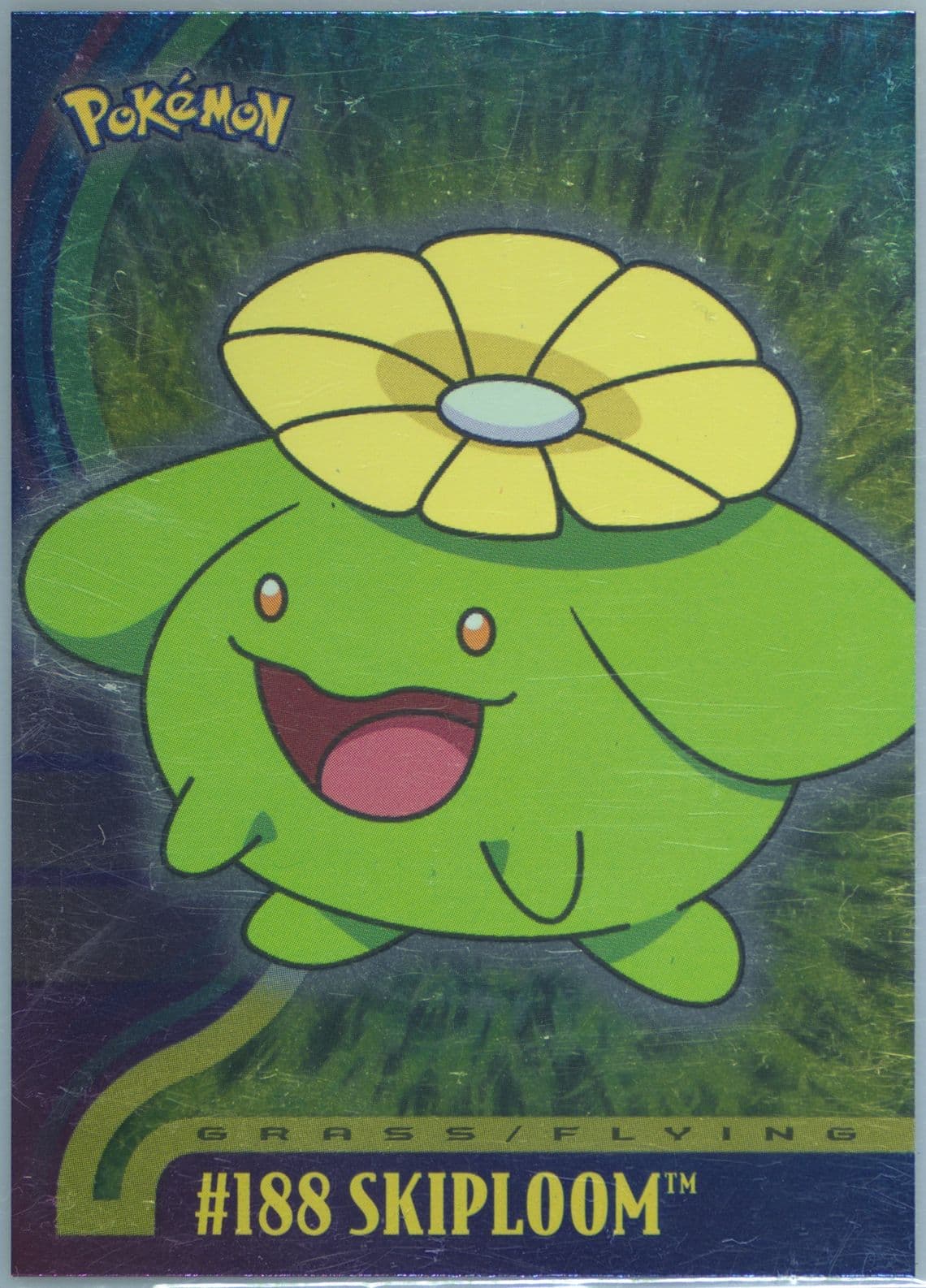Skiploom Foil (188) 2001 Topps Pokemon Johto Series 1