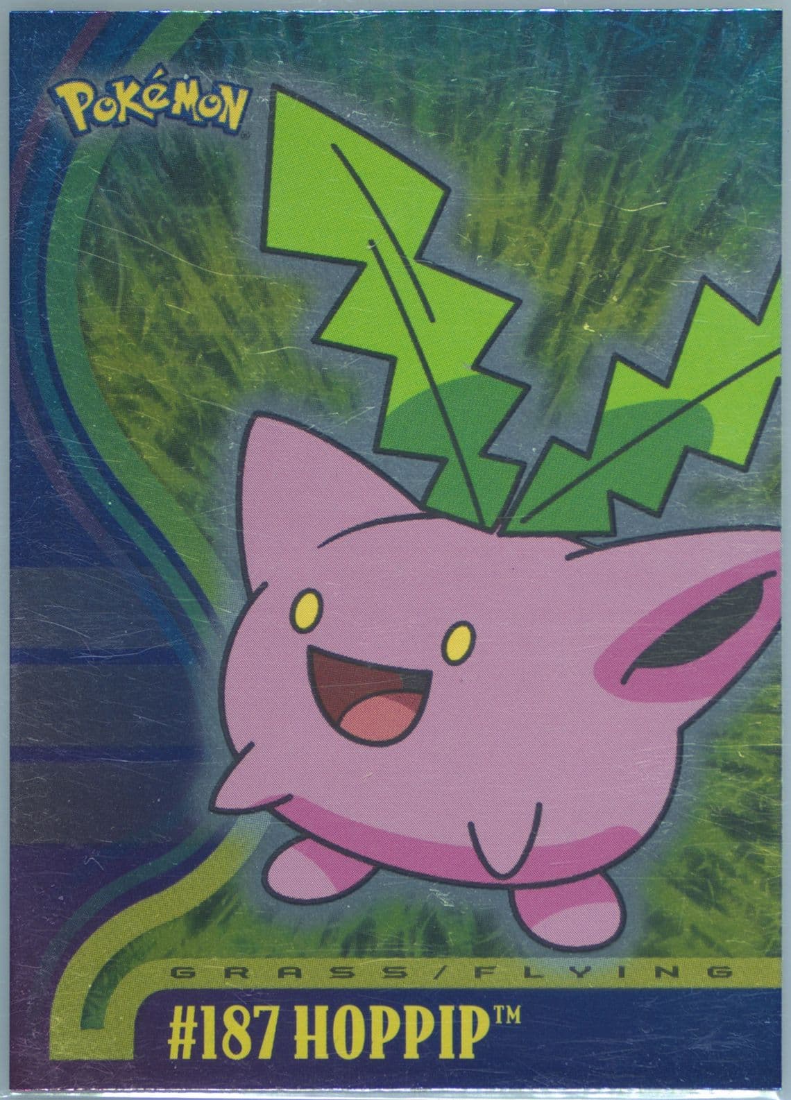 Hoppip Foil (187) 2001 Topps Pokemon Johto Series 1