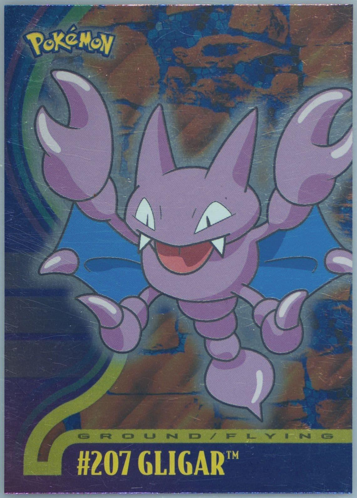 Gligar Foil (207) 2001 Topps Pokemon Johto Series 1