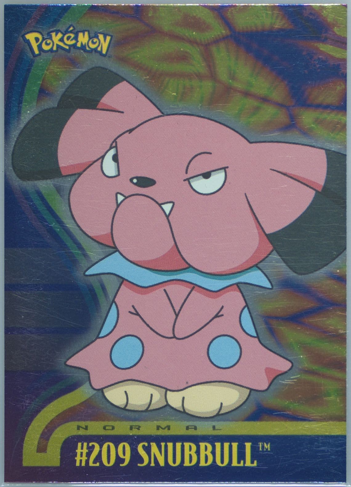 Snubbull Foil (209) 2001 Topps Pokemon Johto Series 1
