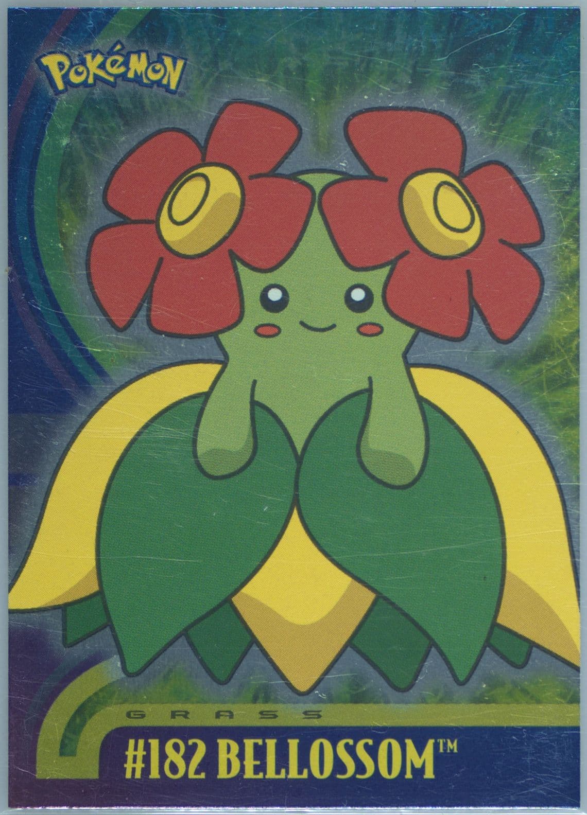 Bellossom Foil (182) 2001 Topps Pokemon Johto Series 1