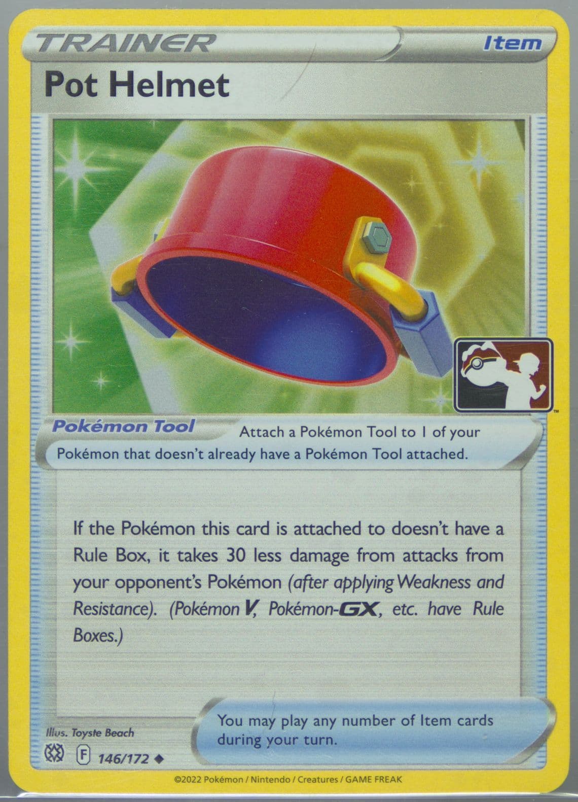 Pot Helmet (146) 2023 Pokemon Play! Pokemon Prize Pack: Series 3