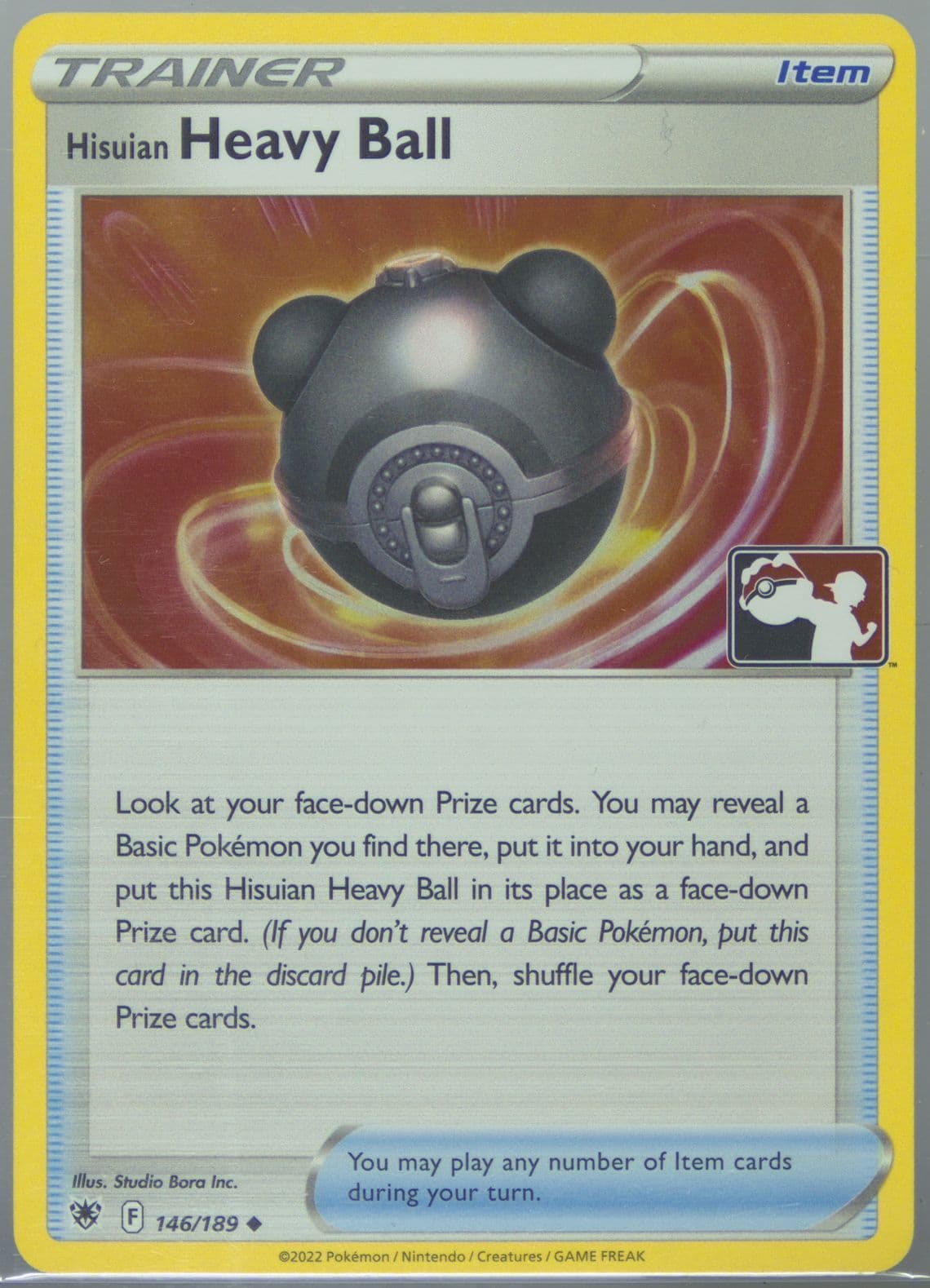 Hisuian Heavy Ball Holo (146) 2023 Pokemon Play! Pokemon Prize Pack: Series 3