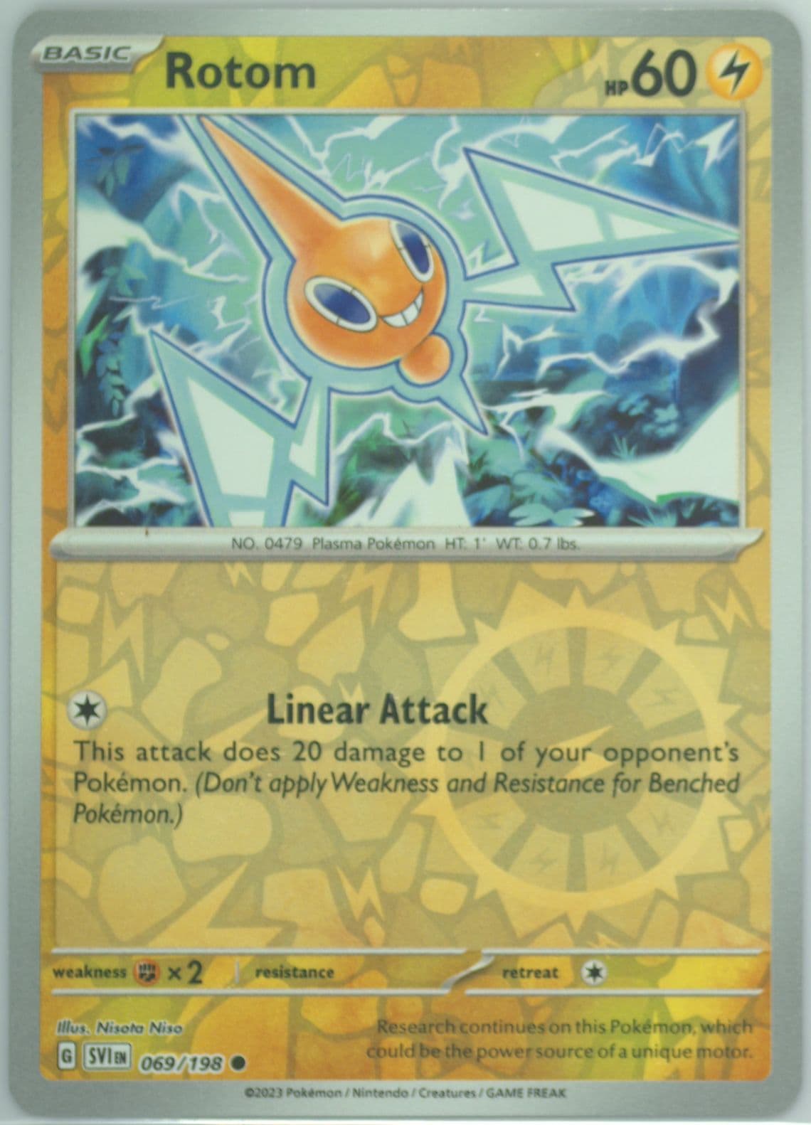 Rotom Reverse Holo (069) 2023 Pokemon Svi EN-Scarlet & Violet