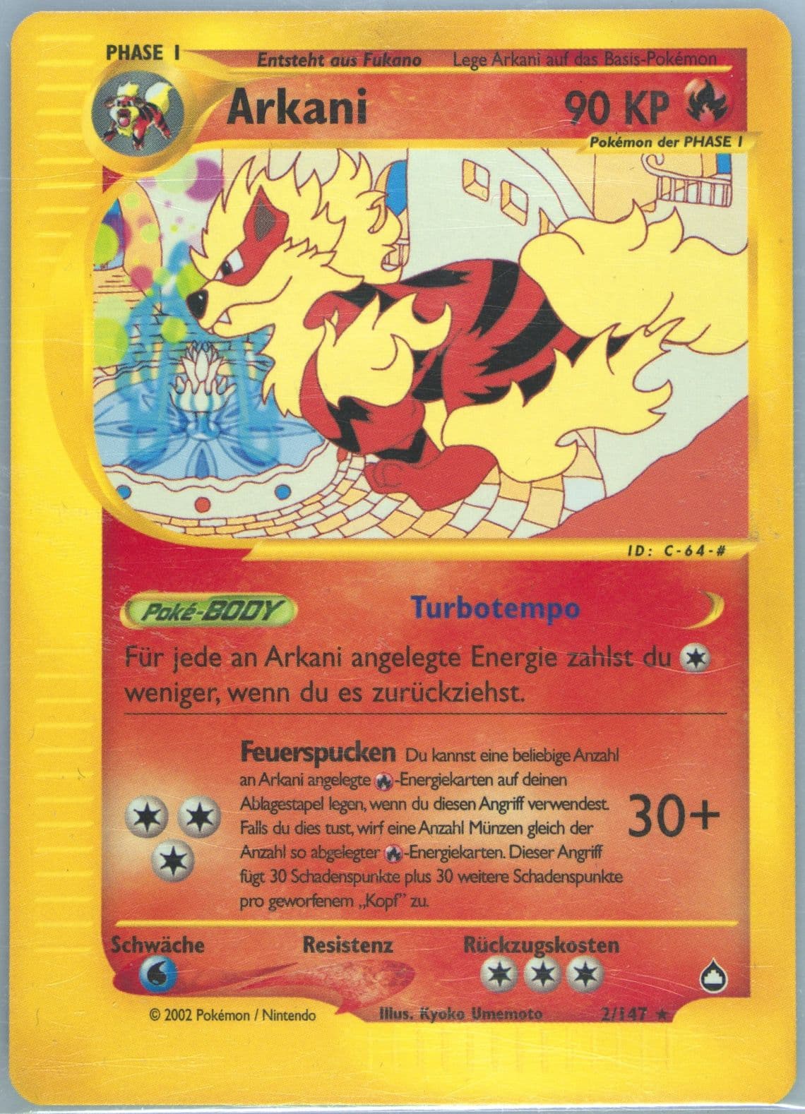 Arkani German (2) 2003 Pokemon Aquapolis