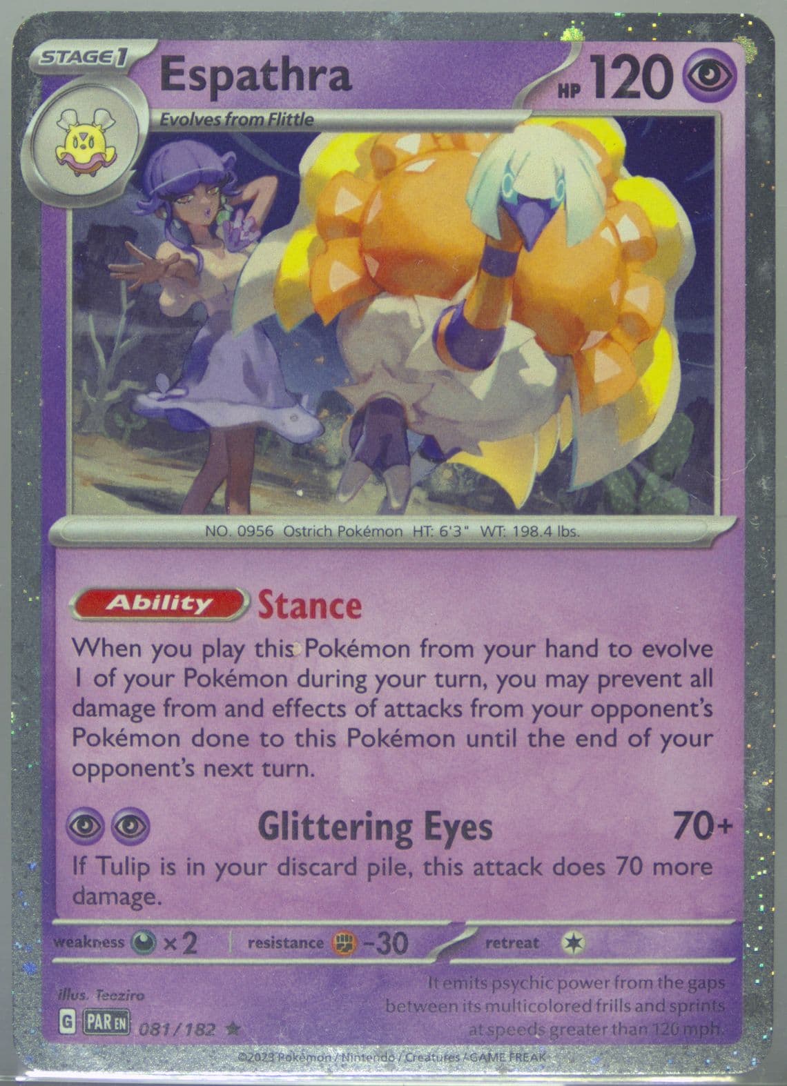 Espathra Espathra Two Pack Blister (081) 2023 Pokemon Par EN-Paradox Rift