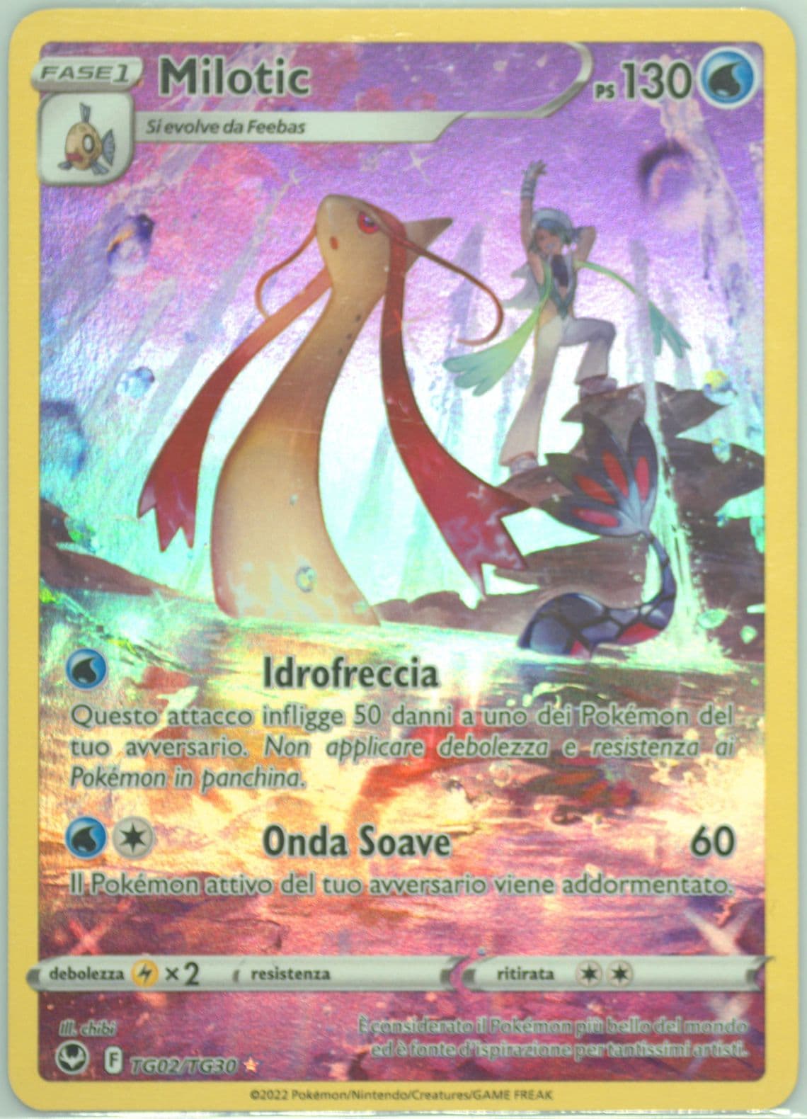 Full Art/Milotic Italian (TG02) 2022 Pokemon Sword & Shield Silver Tempest