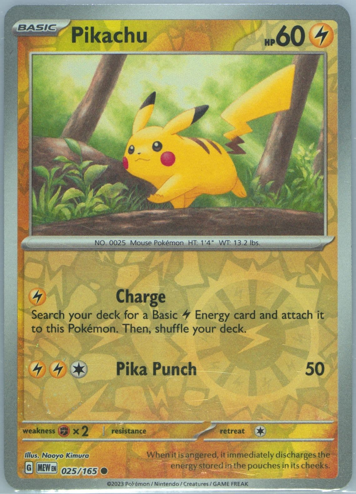 Pikachu 151 5-Pack Mini Tin (025) 2024 Pokemon Mew EN-151