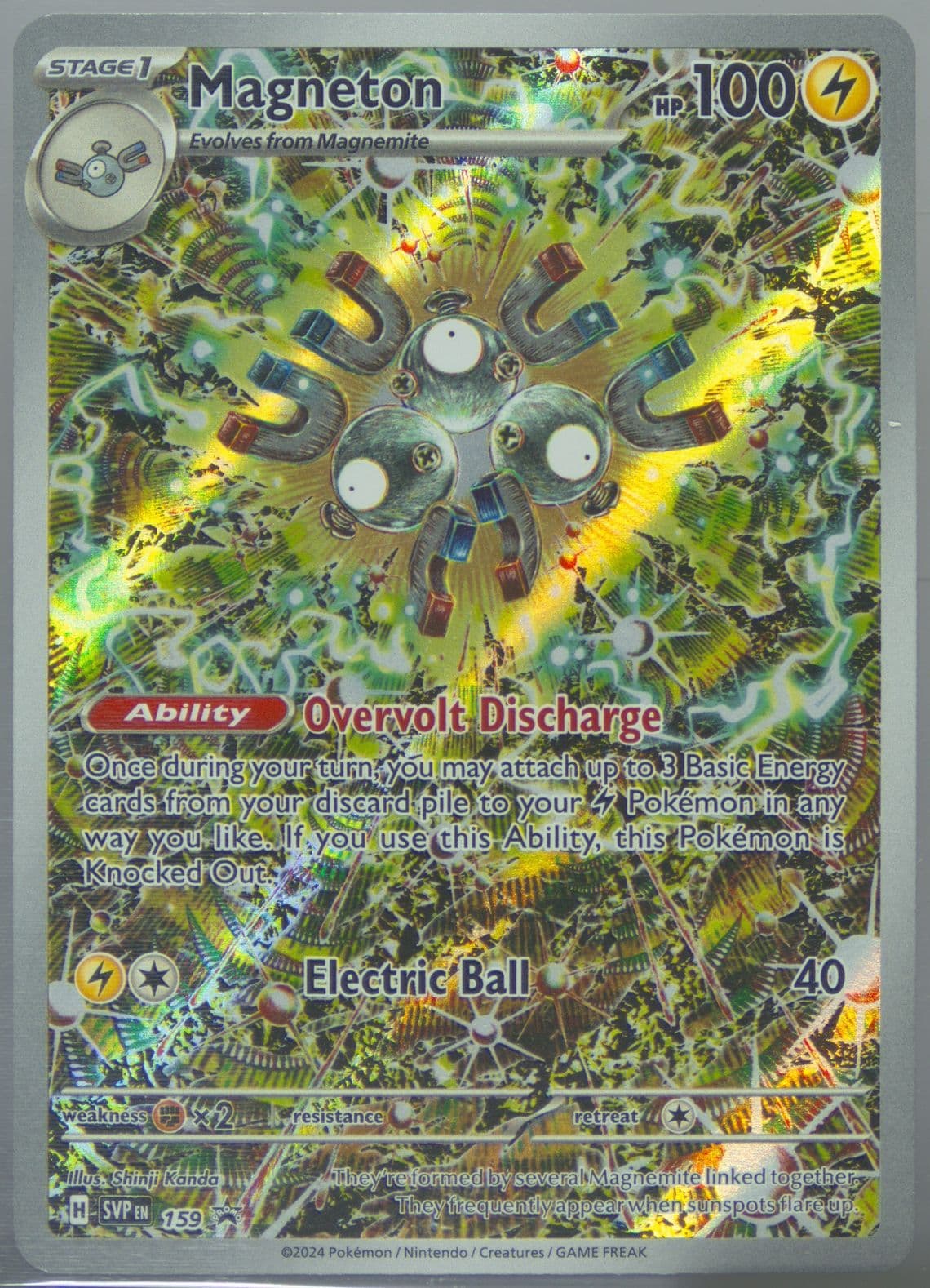 Magneton Surging Sparks Elite Trainer Box (159) 2024 Pokemon Svp EN-SV Black Star Promo