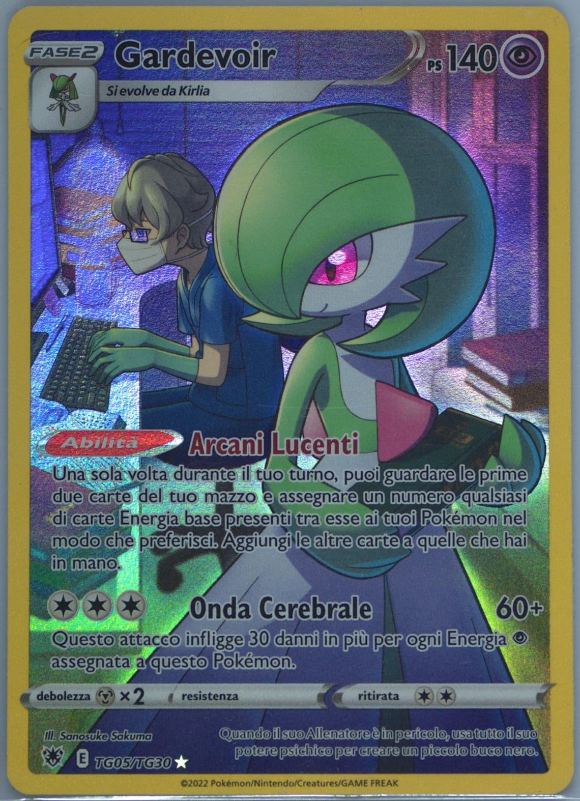 Full Art/Gardevoir Italian (TG05) 2022 Pokemon Sword & Shield Astral Radiance