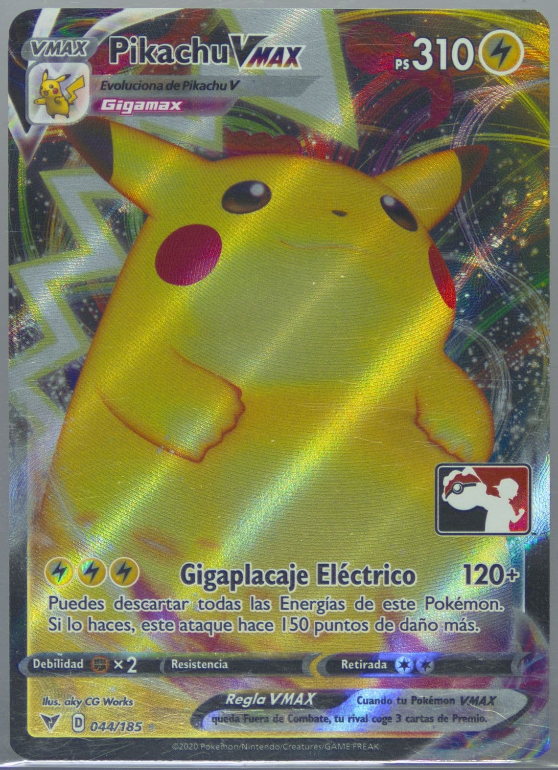 Full Art/Pikachu Vmax Spanish (044) 2022 Pokemon Play! Pokemon Prize Pack: Series 1