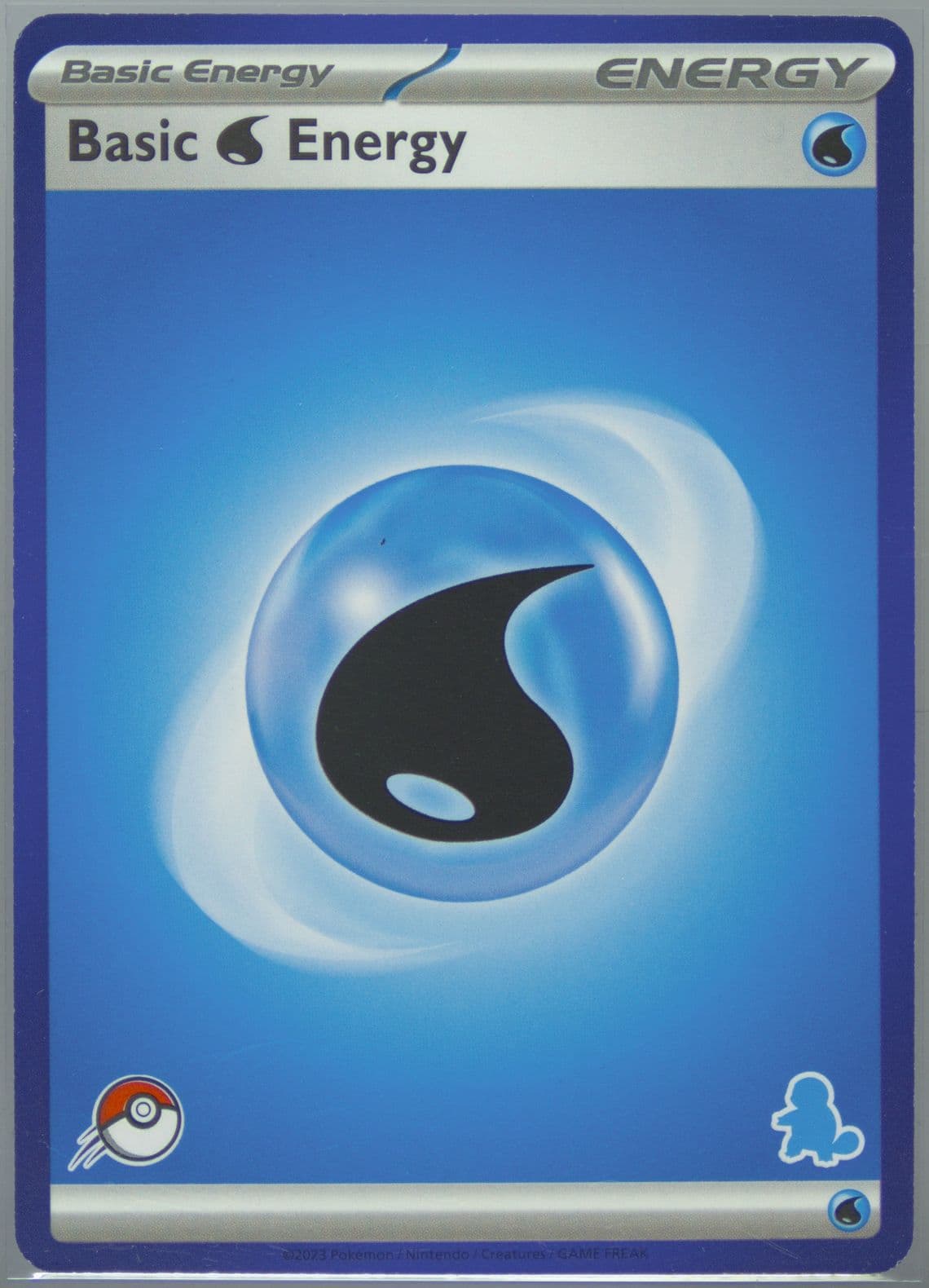 Basic Water Energy Starting Energy 2023 Pokemon My First Battle-Squirtle Deck