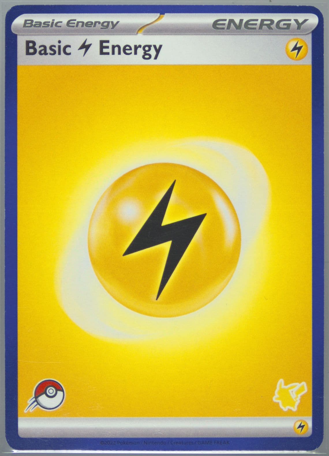 Basic Lightning Energy Starting Energy 2023 Pokemon My First Battle-Pikachu Deck