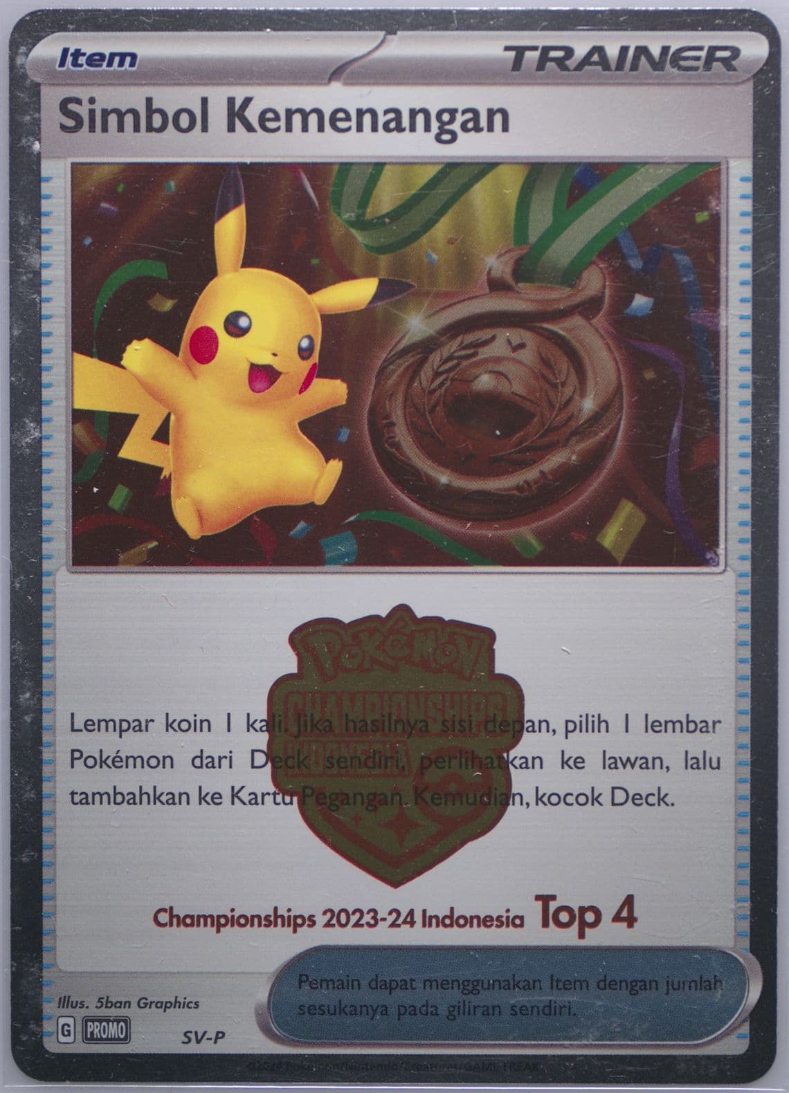 Victory Symbol Championships 2023-2024 Indonesia Volume 3-Top 4 (SV-P) 2024 Pokemon Indonesian SV-P Promo
