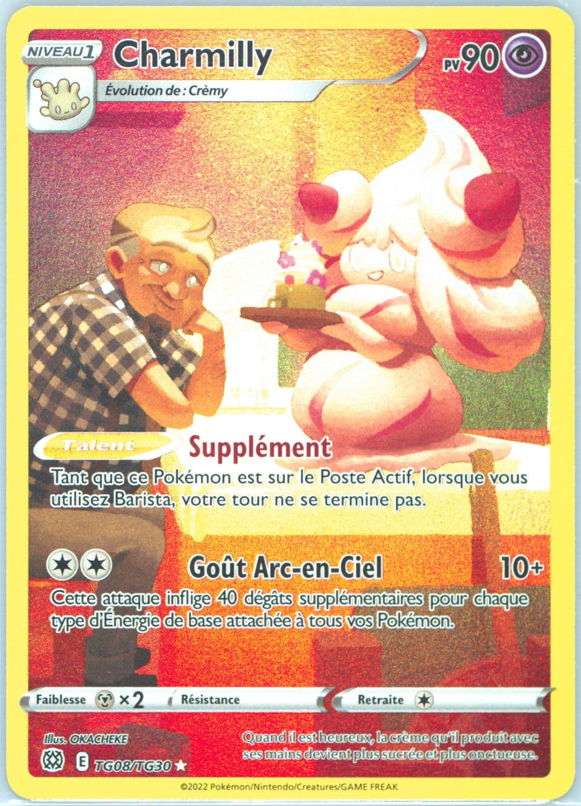 Full Art/Charmilly French (TG08) 2022 Pokemon Sword & Shield Brilliant Stars