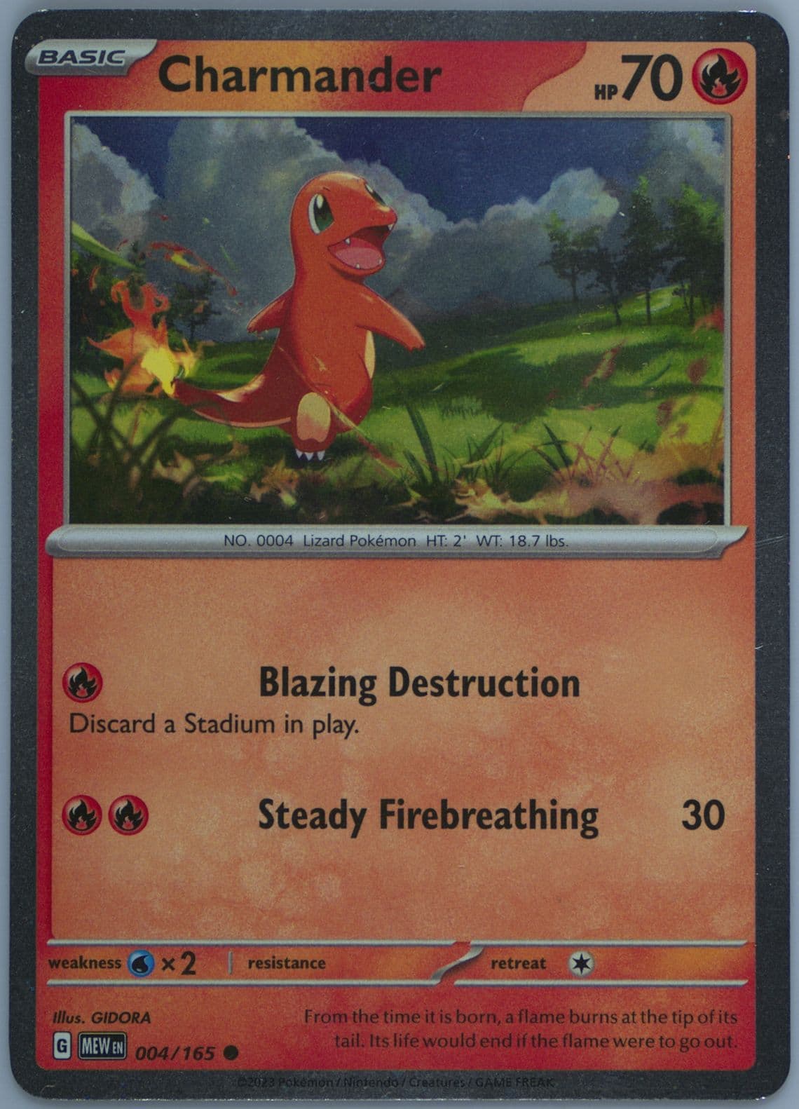 Charmander Charizard EX Super-Premium Collection (004) 2024 Pokemon Mew EN-151