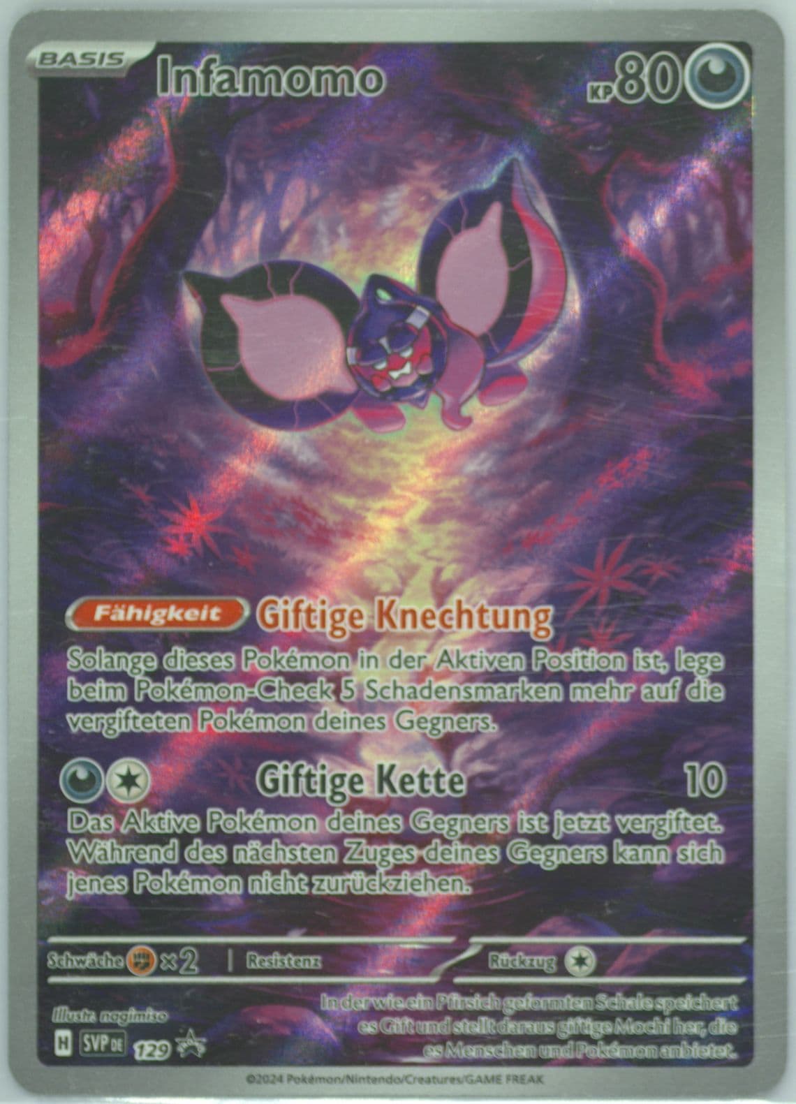 Pecharunt Shrouded Fable Elite Trainer Box (129) 2024 Pokemon German Svp de-SV Black Star Promo