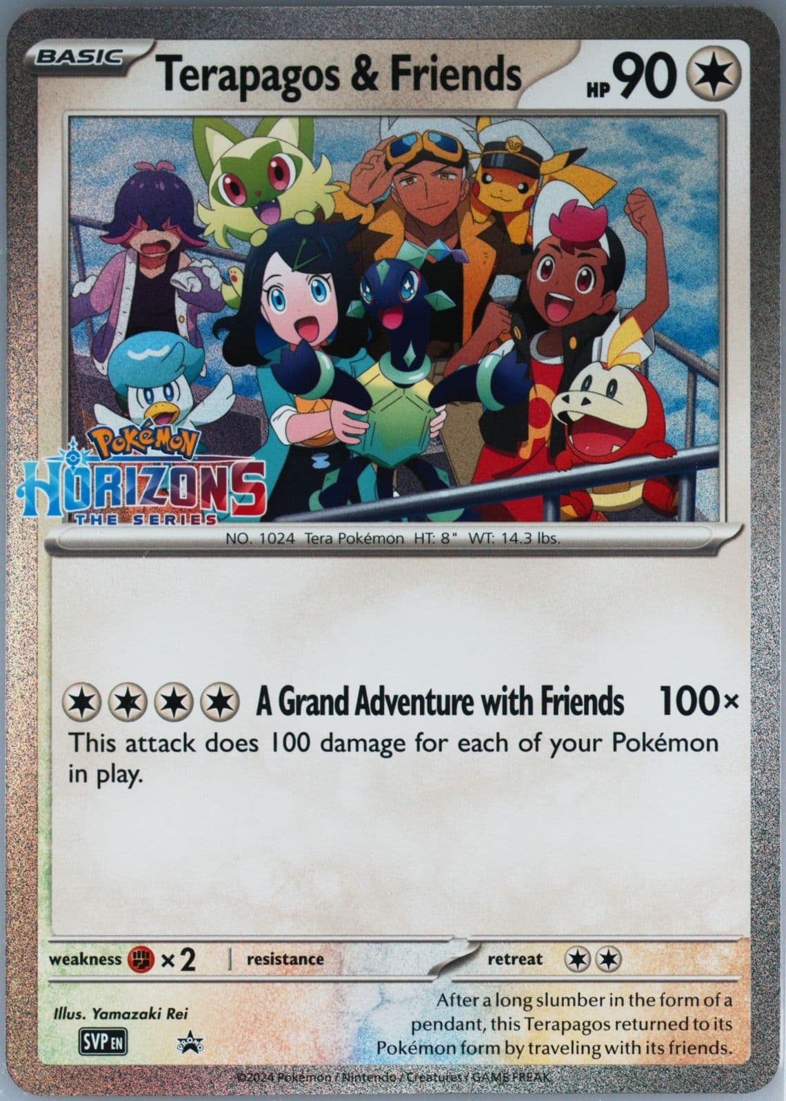 Terapagos & Friends Pokemon Horizons-Jumbo 2024 Pokemon Svp EN-SV Black Star Promo