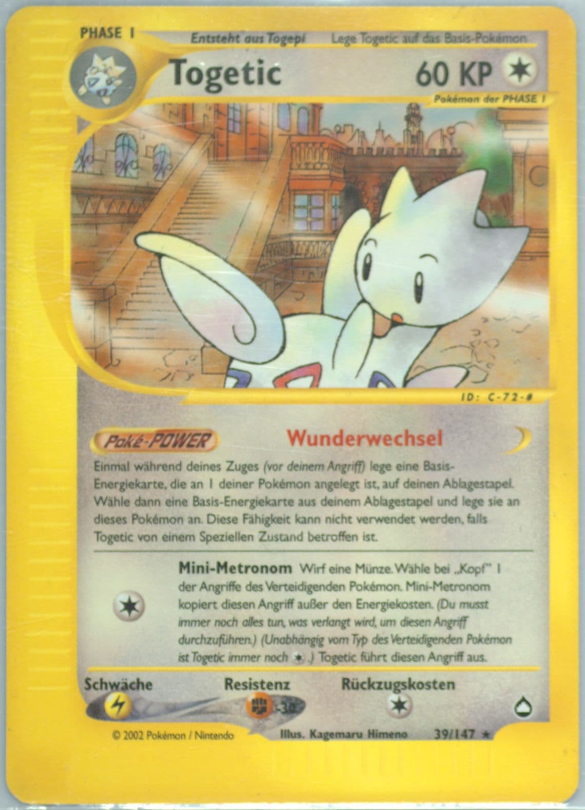 Togetic German (39) 2003 Pokemon Aquapolis