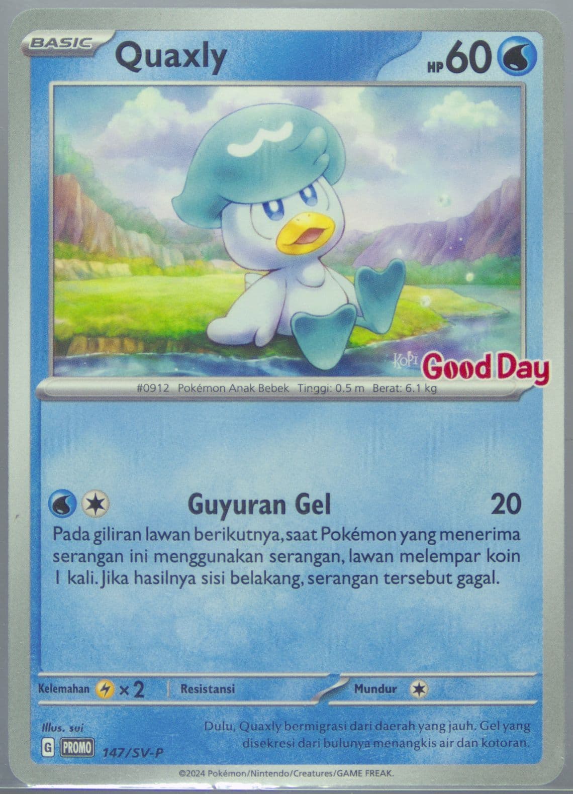 Quaxly Good Day Coffee Promo (147) 2024 Pokemon Indonesian SV-P Promo