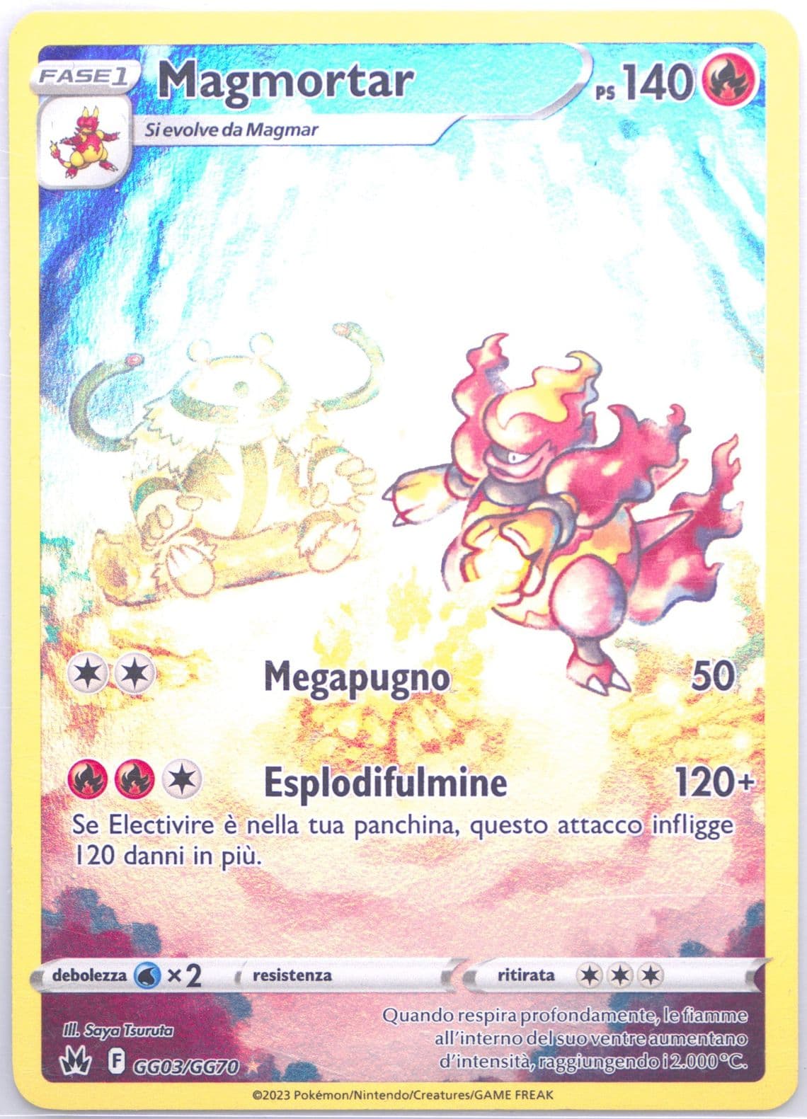 Full Art/Magmortar Italian (GG03) 2023 Pokemon Sword and Shield Crown Zenith