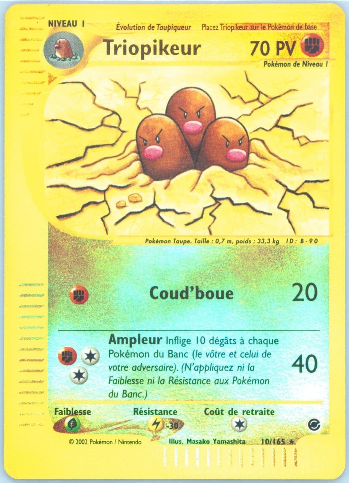 Triopikeur-Reverse Foil (10) 2003 Pokemon French Expedition