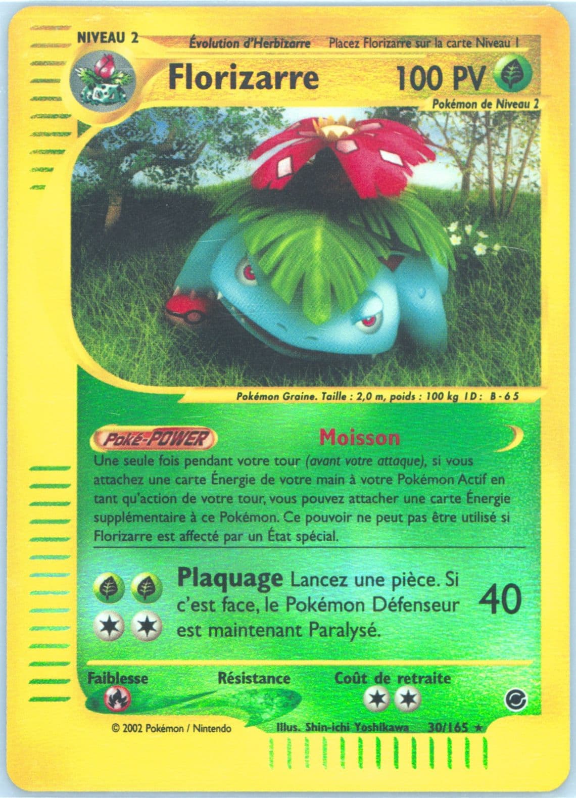 Florizarre-Reverse Foil (30) 2003 Pokemon French Expedition