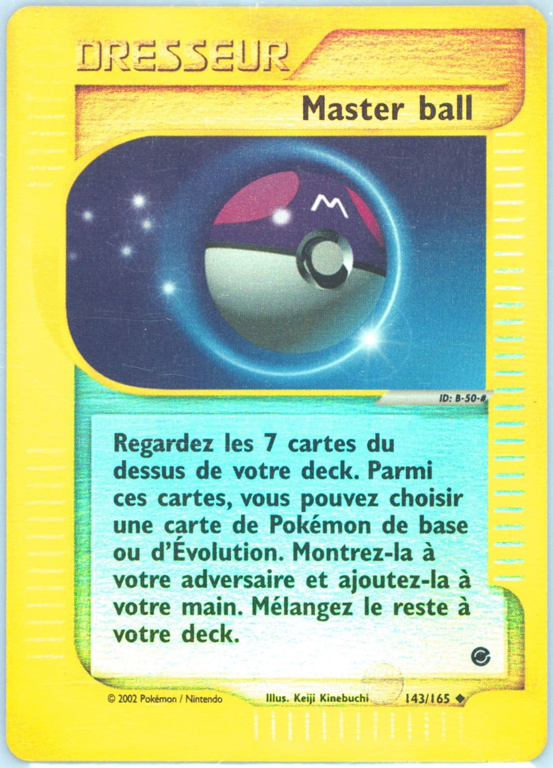 Master Ball-Reverse Foil (143) 2003 Pokemon French Expedition