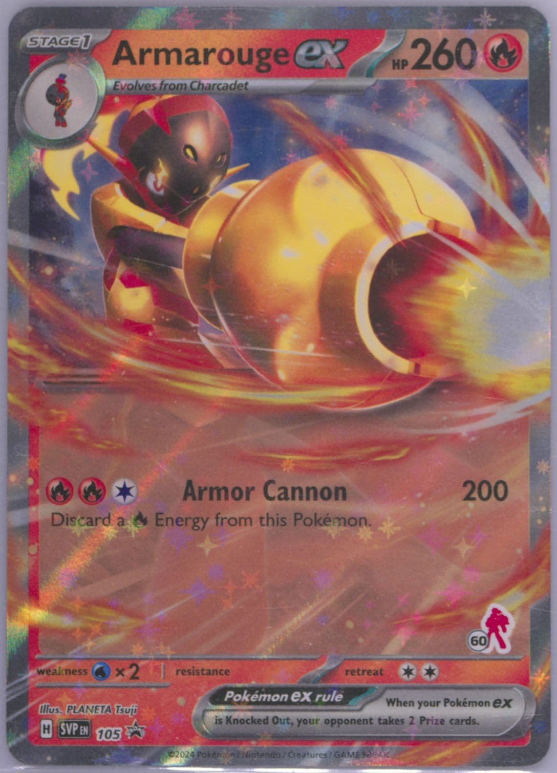 Armarouge EX Battle Academy 2024 (60) 2024 Pokemon Svp EN-SV Black Star Promo