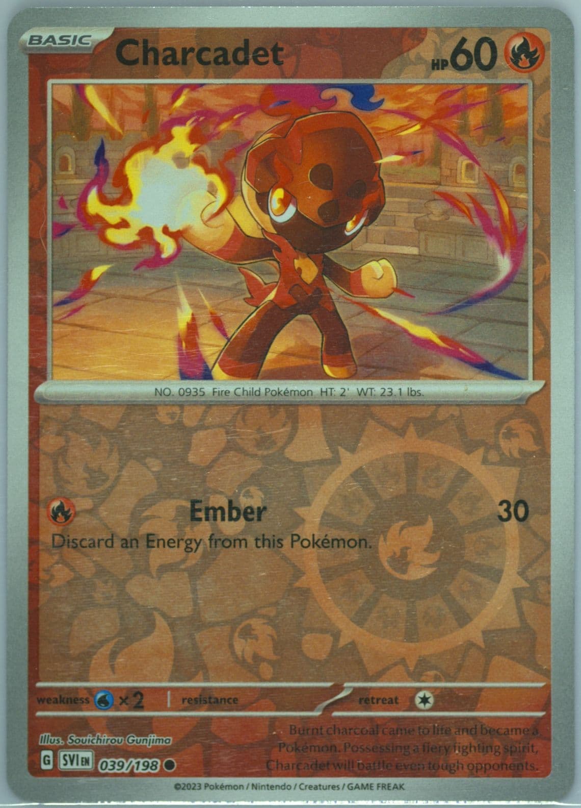 Charcadet Reverse Holo (039) 2023 Pokemon Svi EN-Scarlet & Violet