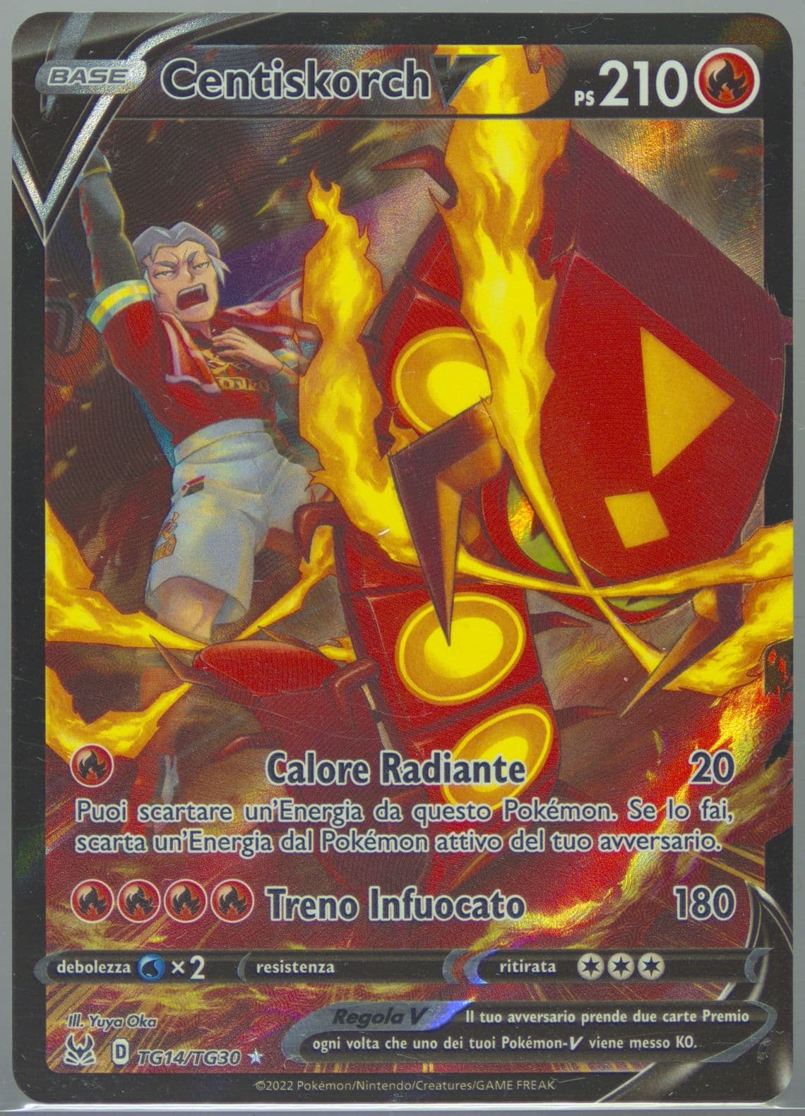 Full Art/Centiskorch V Italian (TG14) 2022 Pokemon Sword & Shield Lost Origin