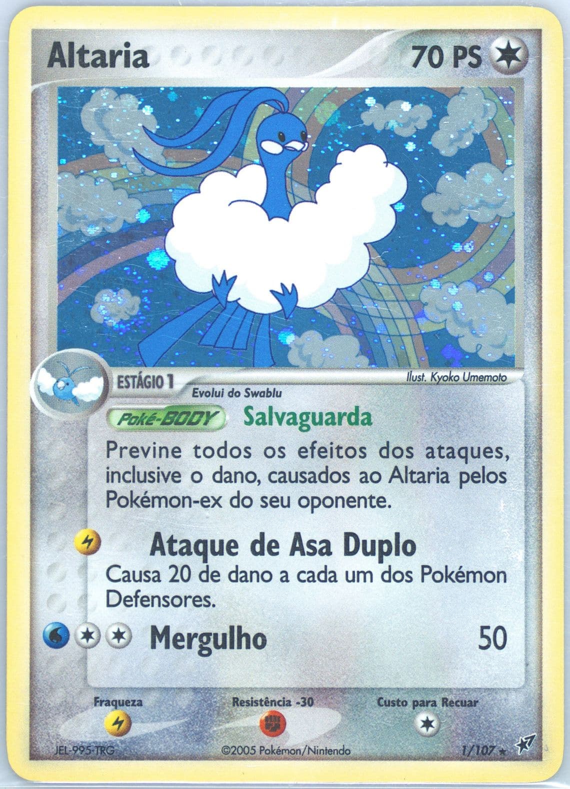 Altaria-Holo Portuguese (1) 2005 Pokemon EX Deoxys