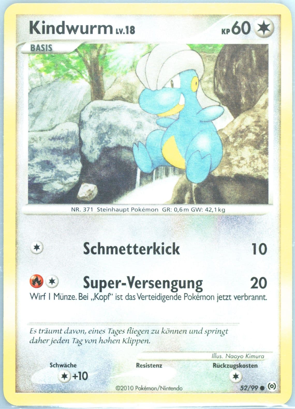 Kindwurm (52) 2010 Pokemon Platinum Arceus German