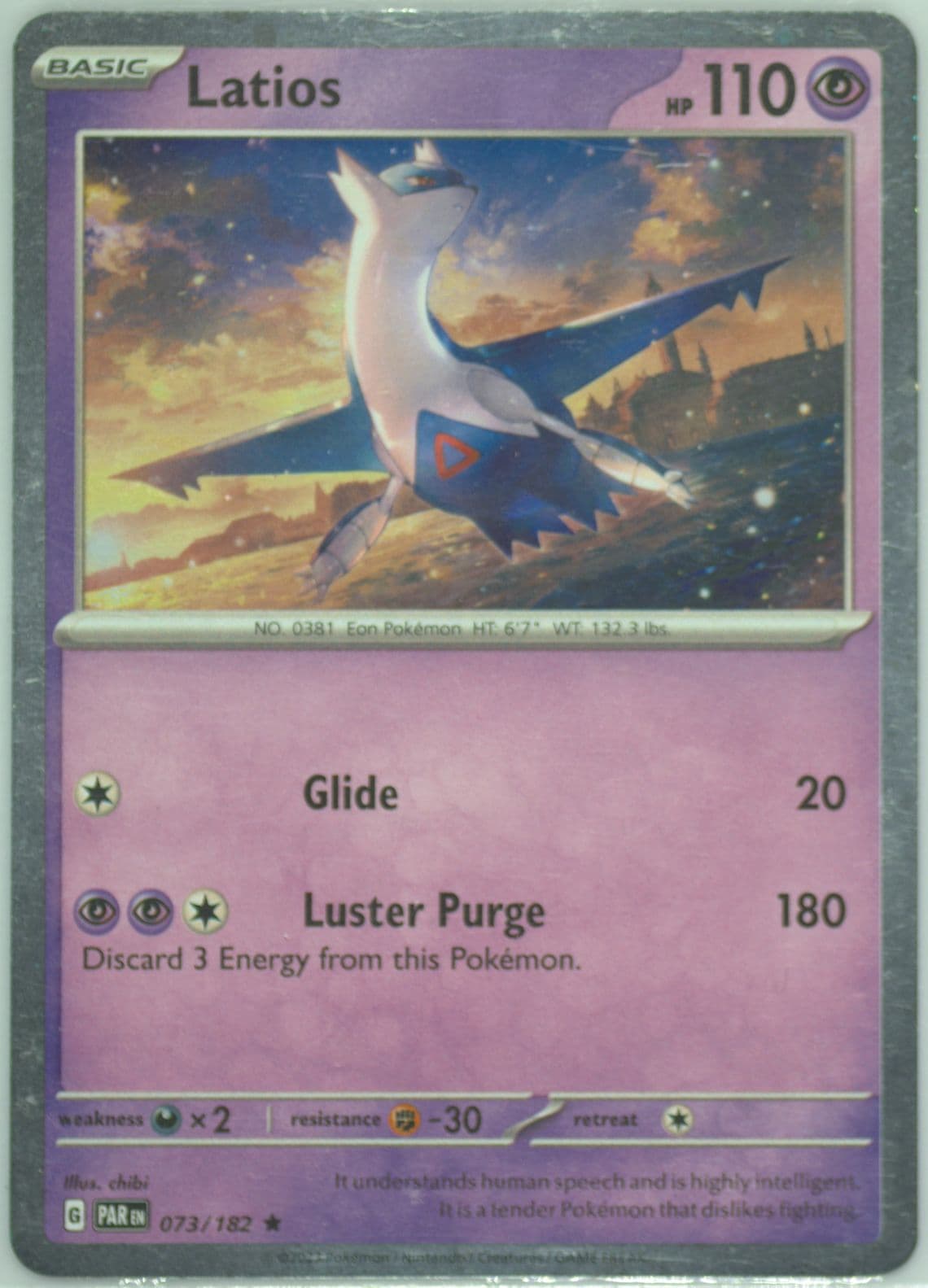 Latios Enhanced 2 Pack Blister (073) 2023 Pokemon Par EN-Paradox Rift