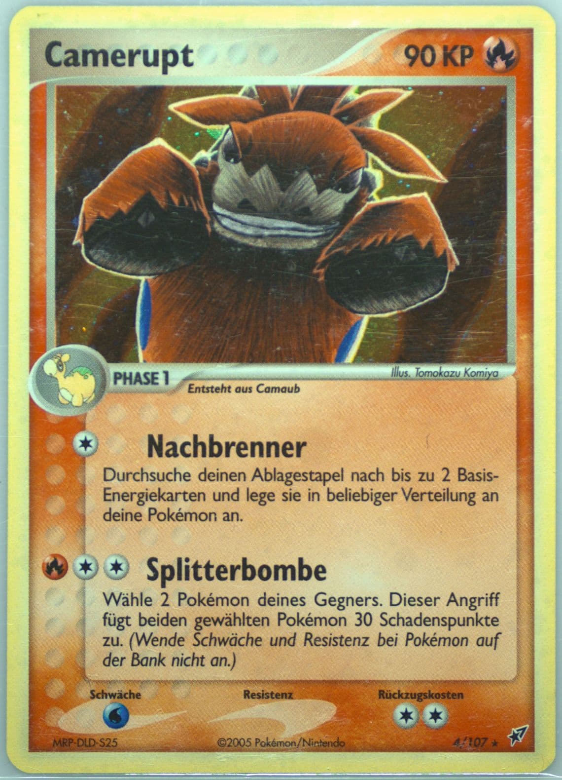 Camerupt-Holo German (4) 2005 Pokemon EX Deoxys