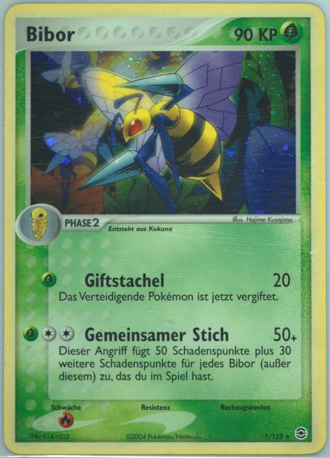 Bibor-Holo German (1) 2004 Pokemon EX Fire Red & Leaf Green
