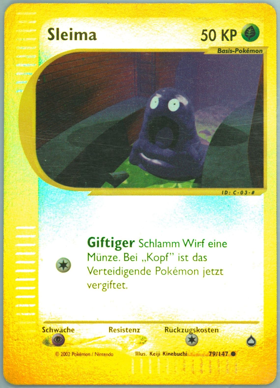 Sleima-Reverse Foil German (79) 2003 Pokemon Aquapolis