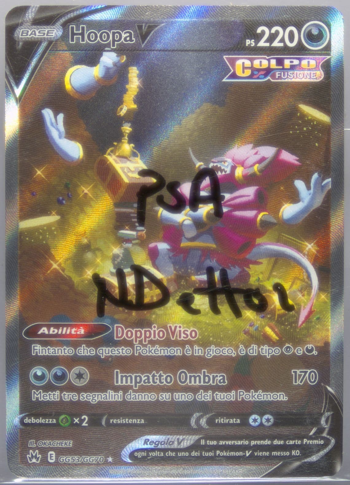 Full Art/Hoopa V Italian (GG53) 2023 Pokemon Sword and Shield Crown Zenith