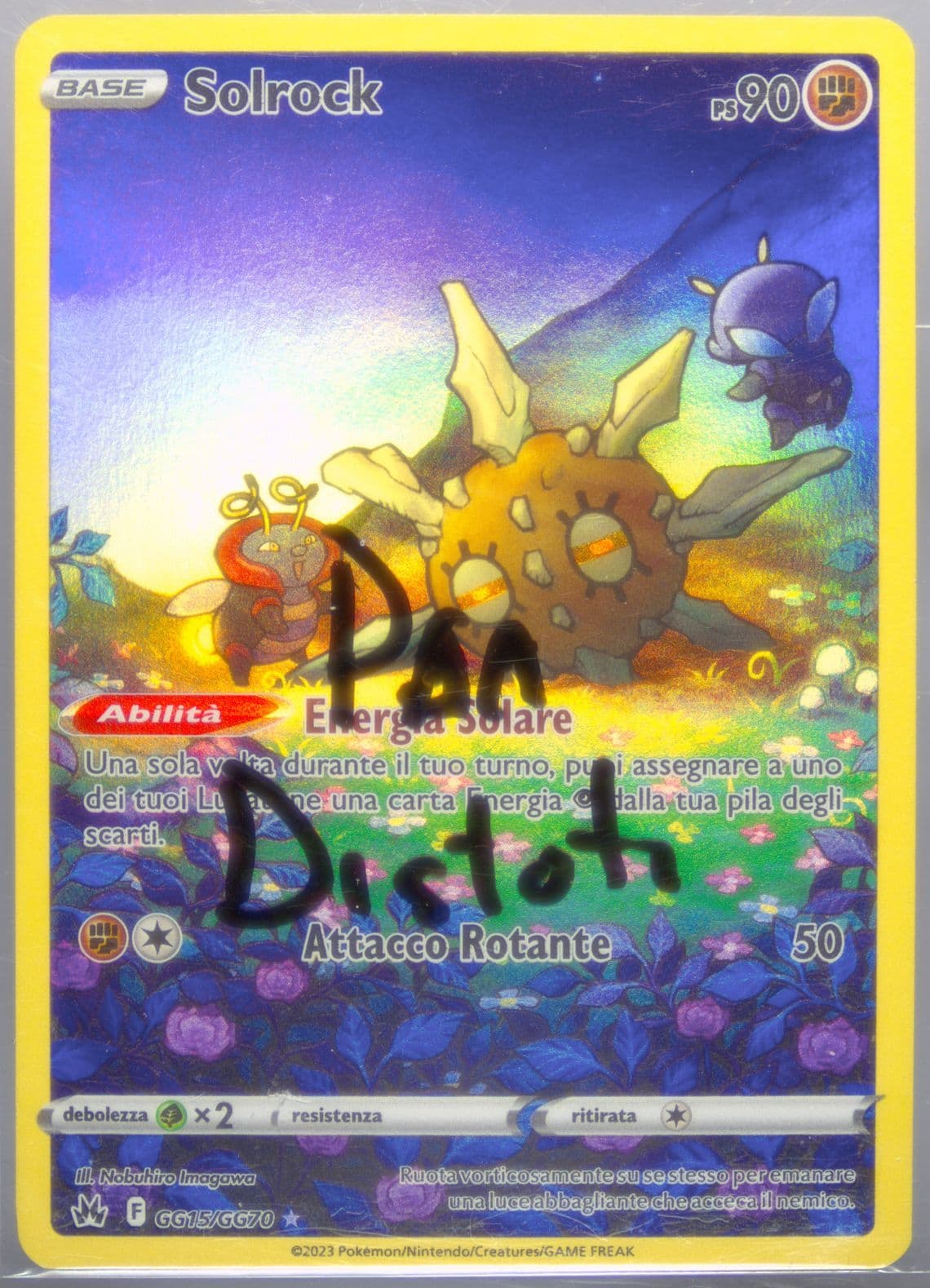 Full Art/Solrock Italian (GG15) 2023 Pokemon Sword and Shield Crown Zenith