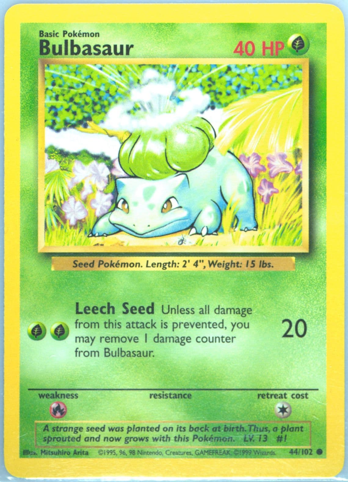 Bulbasaur (44) 1999 Pokemon Game